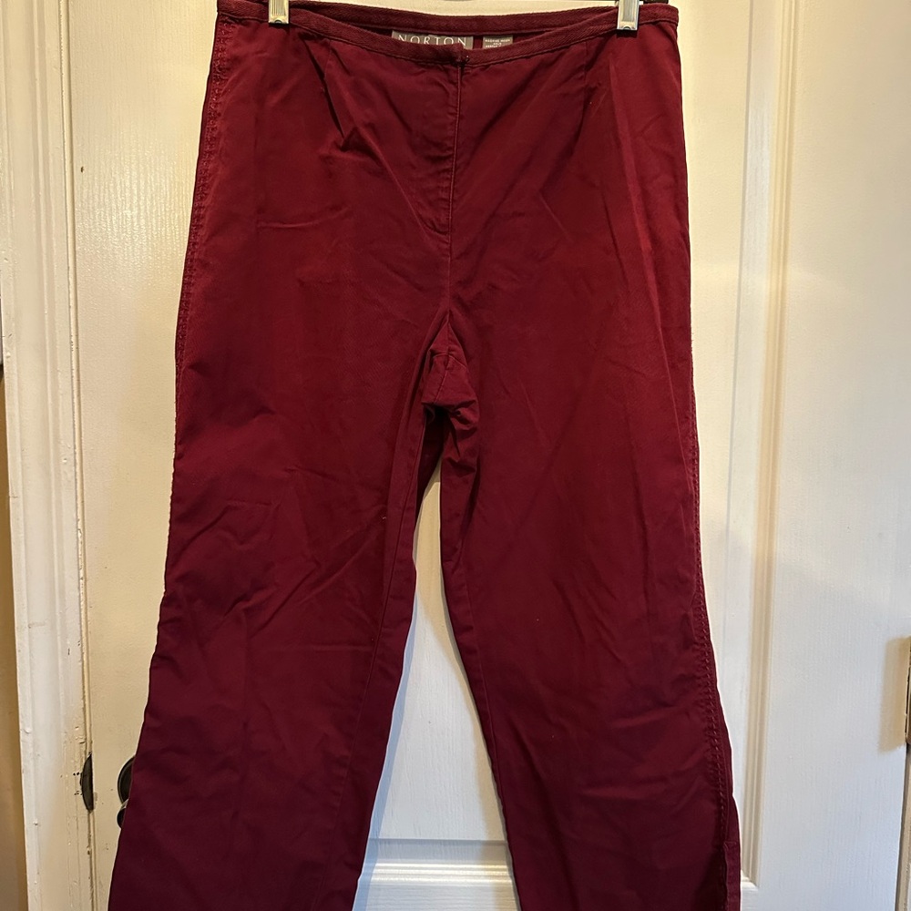 Women’s Red Wide Leg Pants